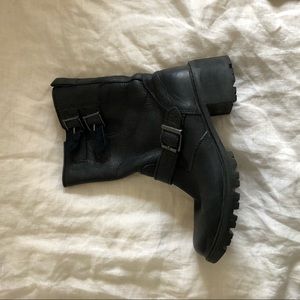 Rockport Leather Combat Boots